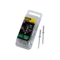 Stanley® Hand Tools 1-PAA48 Aluminium Rivets Long 3 x 12mm Pack of 15