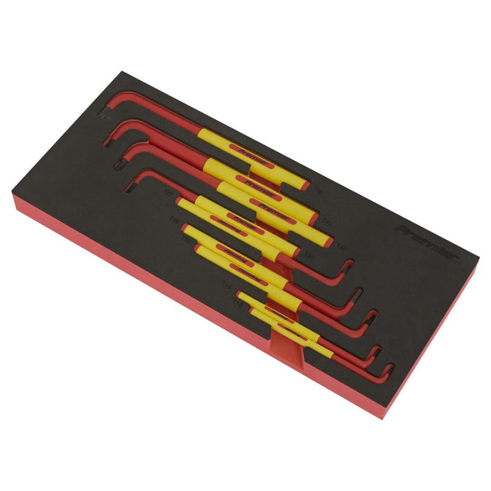 Sealey Premier Premier Insulated TRX-Star* Key with Tool Tray 9pc - VDE Approved Sealey Premier - Town Tools 
