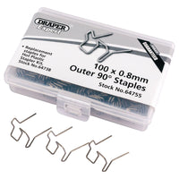 Draper 0.8MM Double U Staples (50)