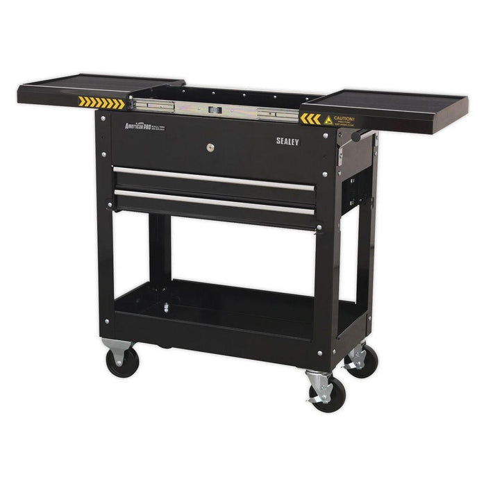 Sealey Mobile Tool & Parts Trolley Black AP705MB Sealey - Town Tools 