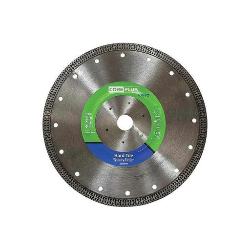 Coreplus HT230 Hard Tile Turbo Diamond Blade 230mm CorePlus - Town Tools
