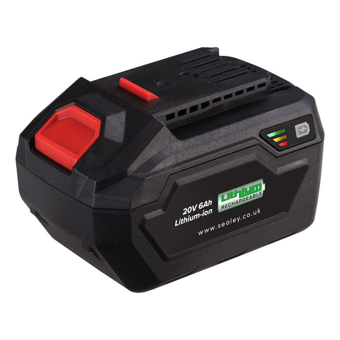 Sealey SV20 Series Power Tool Battery 20V 6Ah CP20VBP6 Sealey - Town Tools 
