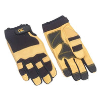 Kuny'S Hybrid-275 Top Grain Leather Neoprene Cuff Gloves - Large