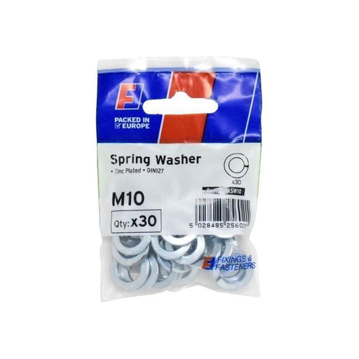 Forgefix Spring Washer M10 ForgePack 30 ForgeFix - Town Tools