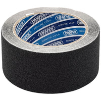 Draper Heavy Duty Safety Grip Tape Roll, 3.7m x 50mm, Black 63384