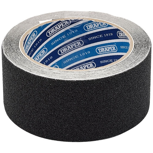 Draper Heavy Duty Safety Grip Tape Roll, 3.7m x 50mm, Black 63384 Draper - Town Tools 