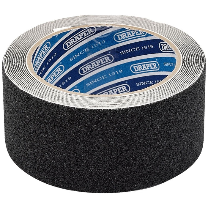 Draper Heavy Duty Safety Grip Tape Roll, 3.7m x 50mm, Black 63384 Draper - Town Tools 