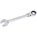 Draper HI-TORQ Metric Flexible Head Ratcheting Combination Spanner, 25mm Draper - Town Tools 