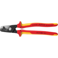 KNIPEX 95 18 225 StepCut® XL VDE Insulated Cable Shears, 225mm - 95 18 225