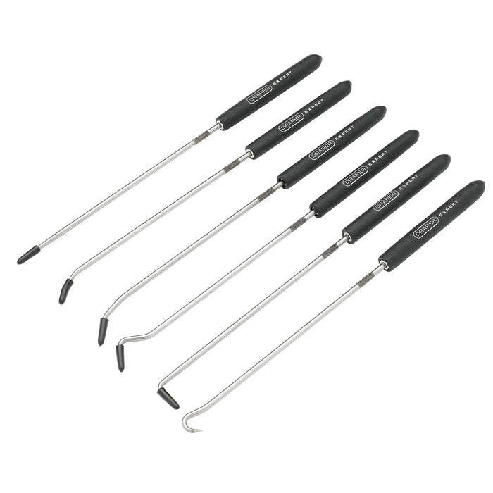Draper Expert Hook and Pick Set, 250mm (6 Piece) - H&S SET
