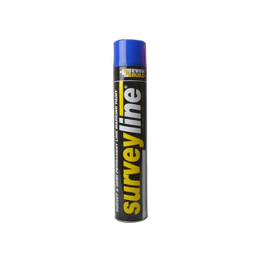Everbuild Sika Survey Line® Marker Spray Blue 700ml Everbuild Sika - Town Tools