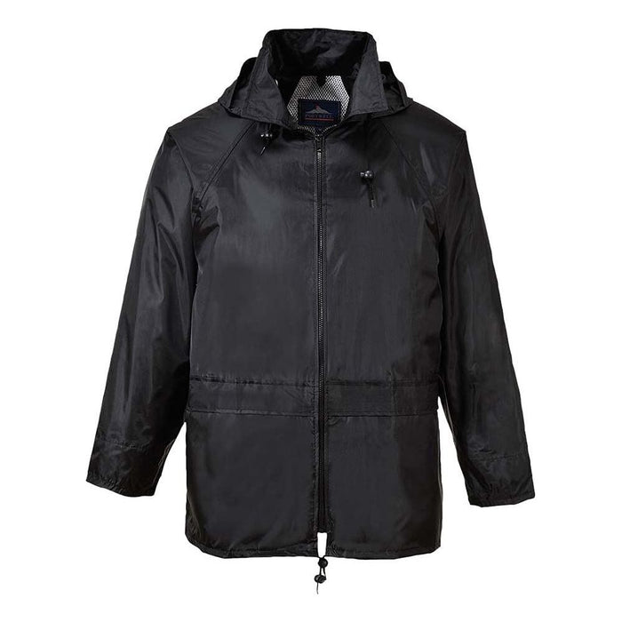 Portwest Classic Rain Jacket - Black - Large