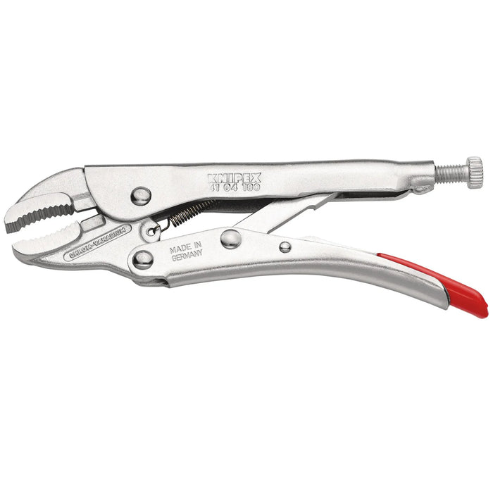 KNIPEX 41 04 180 Grip Pliers, Galvanized, 180mm - 41 04 180