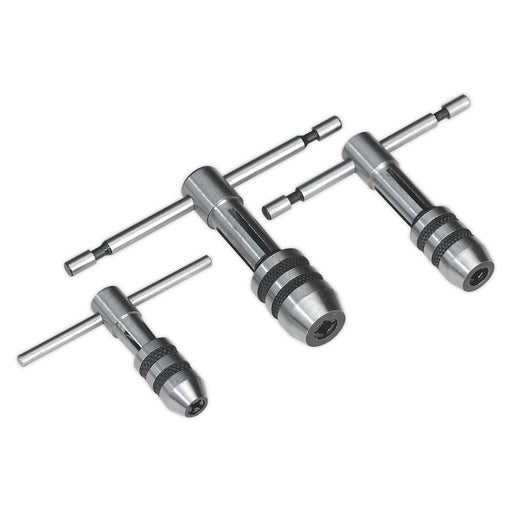 Sealey T-Handle Tap Wrench Set 3pc AK9799 Sealey - Town Tools 