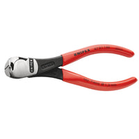KNIPEX 67 01 140 High Leverage End Cutting Nippers, 140mm - 67 01 140 SB