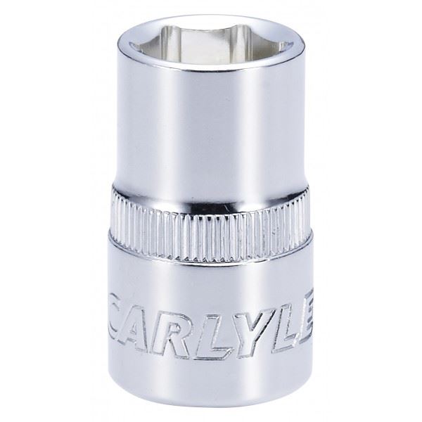 Carlyle Tools Socket - Shallow - Metric Standard - 1/2In. Dr - 14 mm