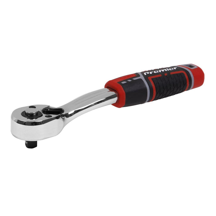 Sealey Premier Premier Offset Ratchet Wrench with Flip Reverse 1/4"Sq Drive Sealey Premier - Town Tools 
