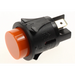 Sealey Unipolar button, orange/black