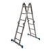 Silverline Multipurpose Ladder with Platform 3.6m 12-Tread Silverline - Town Tools 