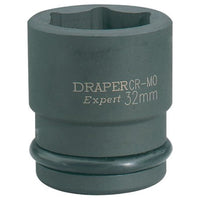 Draper Expert HI-TORQ 6 Point Impact Socket, 3/4" Sq. Dr., 21mm