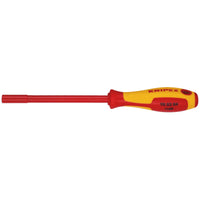 KNIPEX 98 03 04 VDE Insulated Nut Driver, 4.0 x 125mm - 98 03 04
