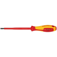 KNIPEX 98 20 55 VDE Insulated  Slotted Screwdriver, 5.5 x 125mm - 98 20 55