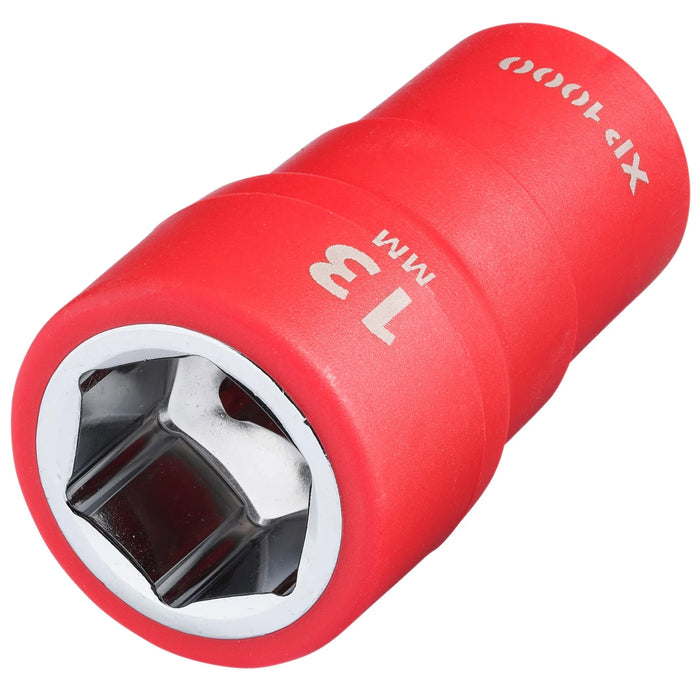 Draper Expert XP1000 VDE 13mm Socket 1/4" Drive Insulated 1000V Electric Safe