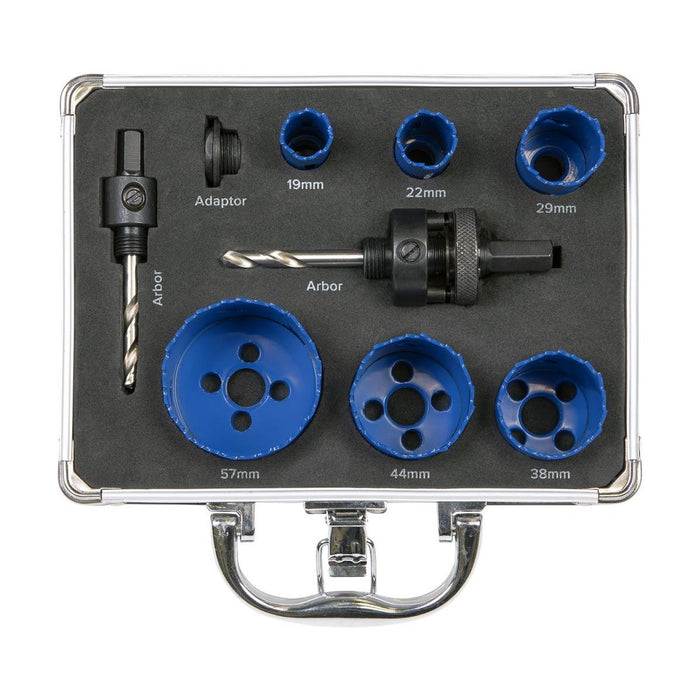 Sealey Hole Saw Kit 9pc Plumbers WSPHSK Sealey - Town Tools 