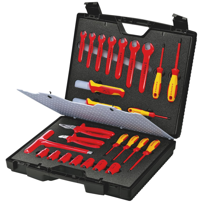 KNIPEX 98 99 12 Standard Tool Case With Insulated Tools, 26 Parts - 98 99 12
