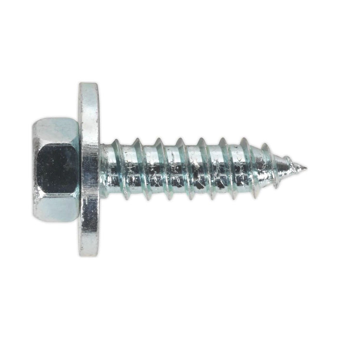 Sealey Acme Screw with Captive Washer #12 x 3/4" Zinc Pack of 100 ASW12 Sealey - Town Tools 