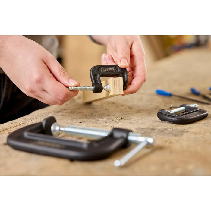 Draper Heavy Duty G-Clamp Set (3 Piece) - GCLS3