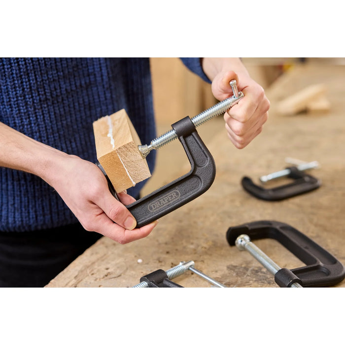 Draper Heavy Duty G-Clamp Set (4 Piece) - GCLS4