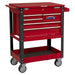 Superline PRO Heavy-Duty Mobile Tool & Parts Trolley 5 Drawers & Lockable Top Superline Pro - Town Tools 