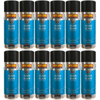 Hycote Fast Drying Aerosol Car Spray Paint, Gloss Black, 400 ml