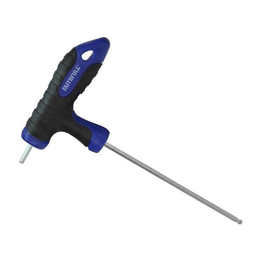 Faithfull Ball Ended T-Handle Hexagon Key 4mm Faithfull - Town Tools