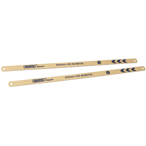 Draper Expert Bi-Metal Hacksaw Blades, 2 x 300mm, 18tpi - 736/2
