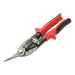Faithfull Red Compound Aviation Snips Left Cut 250mm (10in) Faithfull - Town Tools