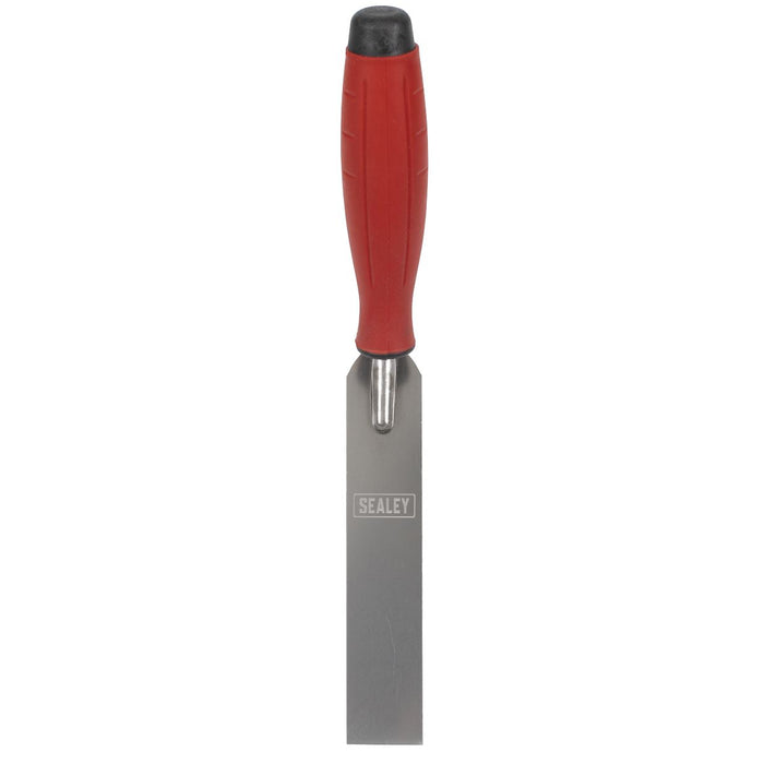 Sealey Stainless Steel Finishing Trowel with Rubber Handle 30 x 160mm T1740 Sealey - Town Tools 