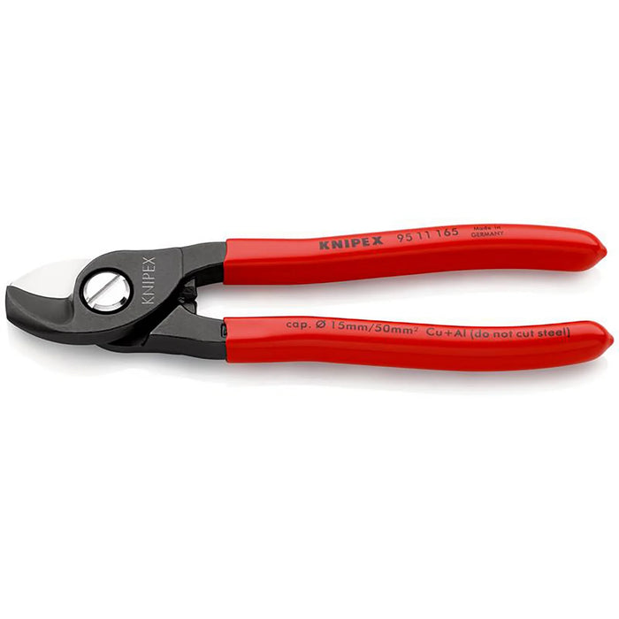 KNIPEX 95 11 165 Cable Shears, 165mm - 95 11 165 SB