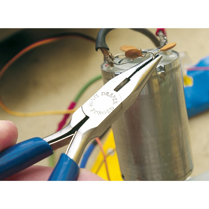 Draper Spring Loaded Long Nose Pliers, 115mm - 35A