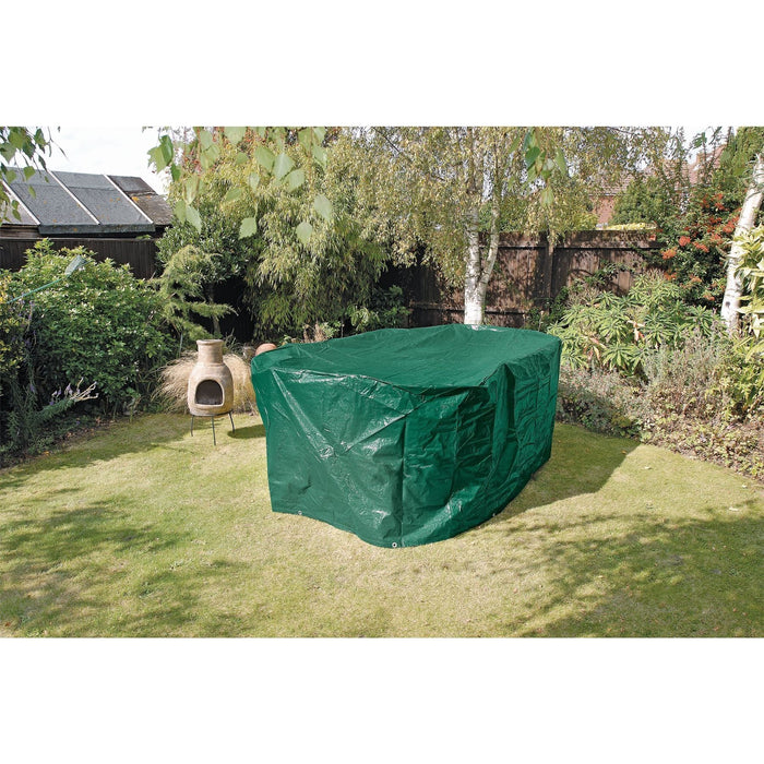 Draper Oval Patio Set Cover, 2300 x 1650 x 900mm 12911 Draper - Town Tools 