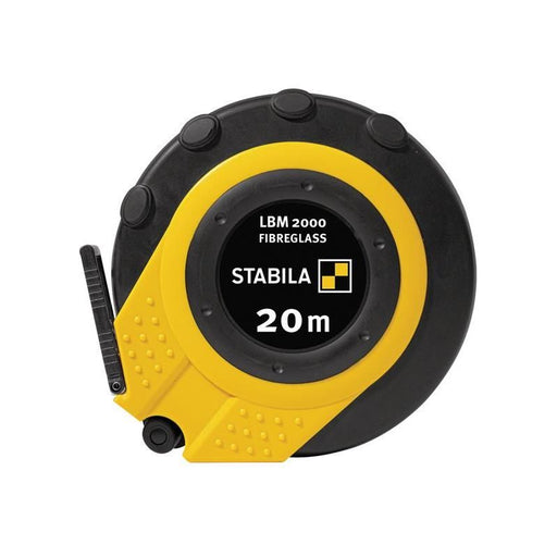 Stabila LBM 2000 Closed Fibreglass Tape 20m (Width 13mm) (Metric only) Stabila - Town Tools