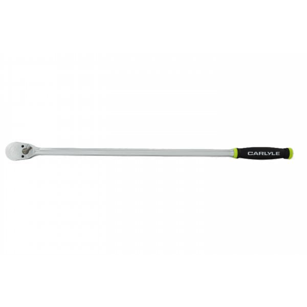 Carlyle Tools 1/2In Drive 90-Tooth Xtra Long Handle Comfort Grip Ratchet