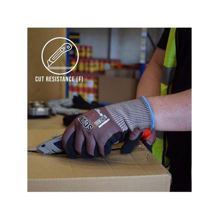 Scan Nitrile Palm Cut F Gloves - XL (Size 10) Scan - Town Tools