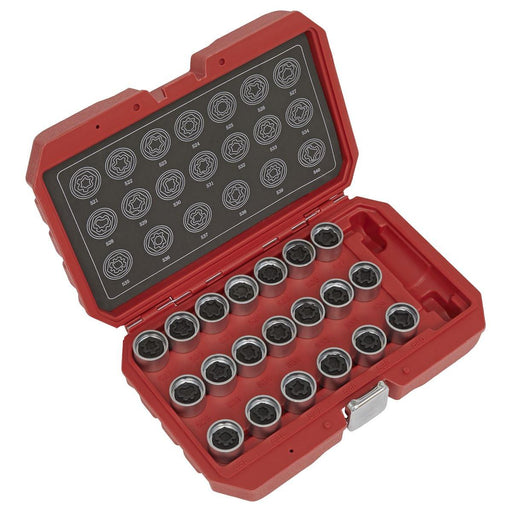 Sealey Locking Wheel Nut Key Set 20pc VAG SX219 Sealey - Town Tools 