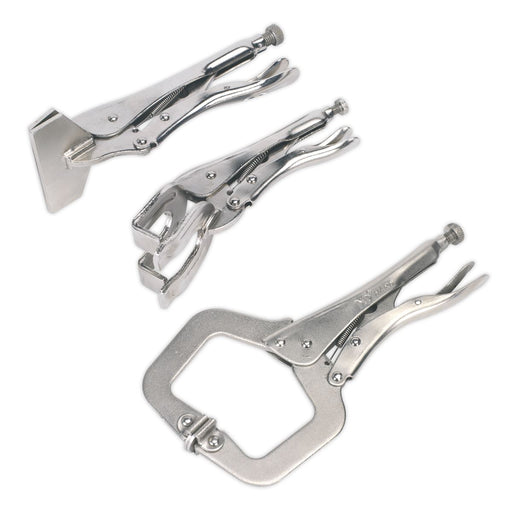 Sealey Premier C-Clamp & Welding Clamp Set 3pc AK67 Sealey - Town Tools 