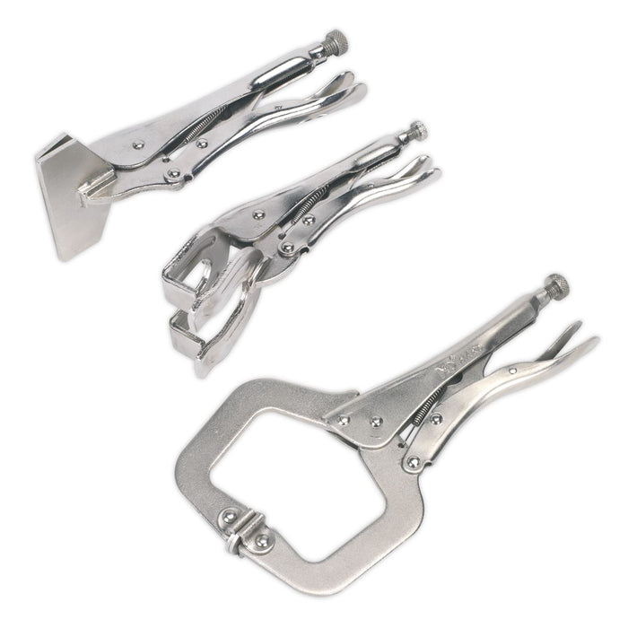 Sealey Premier C-Clamp & Welding Clamp Set 3pc AK67 Sealey - Town Tools 