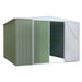 Dellonda Galvanised Steel Metal Garden Shed - Green Dellonda - Town Tools 