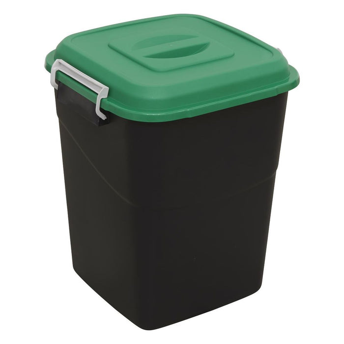 Sealey Refuse/Storage Bin 50L Green BM50G Sealey - Town Tools 