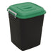 Sealey Refuse/Storage Bin 50L Green BM50G Sealey - Town Tools 